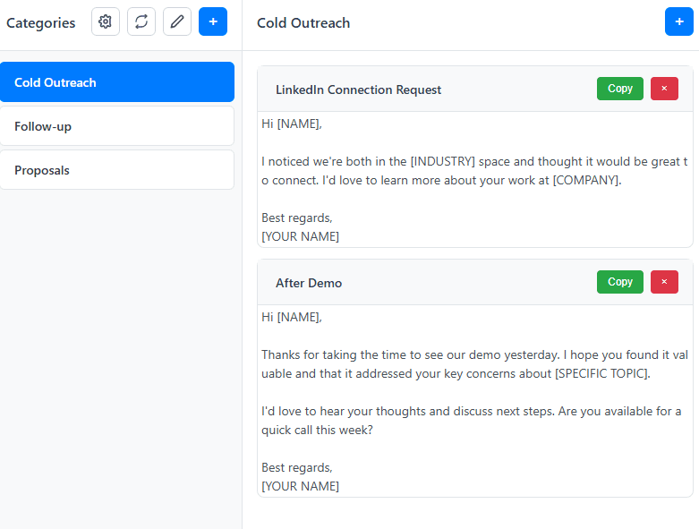 Custom Sales Chrome Extension